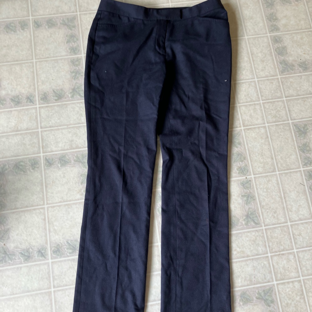 Brooks Brothers 346 navy blue Flat Front Wool Blend Dress Pants size‎ 6